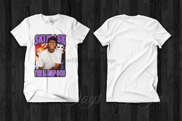 

the slump god rap tee ski mask t shirt rap hip hop merch tee white