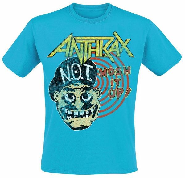 

anthrax mosh it up tee t shirt blue plus size clothing t-shirt for men women tshirt