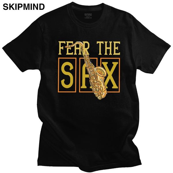 

jazz saxophone t shirt men cotton casual t-shirt short sleeves funny sax player tshirt saxophonist gift tee clothing merch