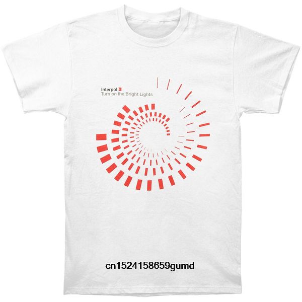

funny men t shirt women novelty tshirt interpol spiral slim fit t-shirt