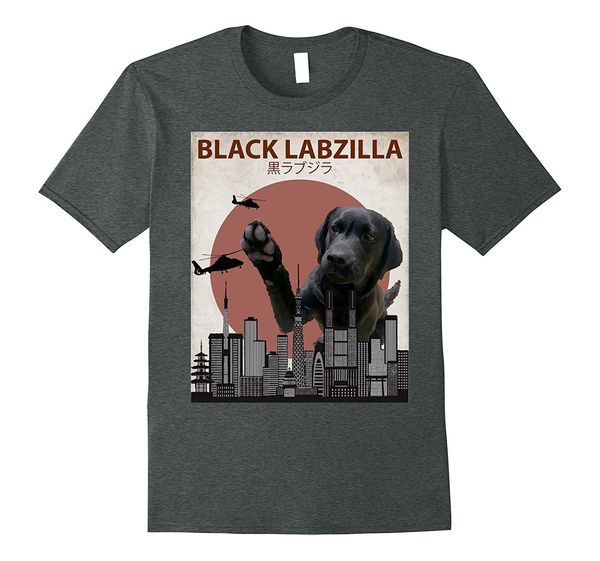 

2019 fashion 100% cotton black labzilla | funny labrador retriever lab dog t-shirt tee shirt