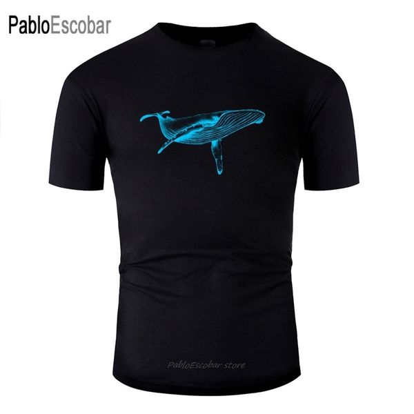 

kawaii blue whale (neon) tshirt for mens girl boys o neck mens t-shirt clothing oversize s-5xl quality