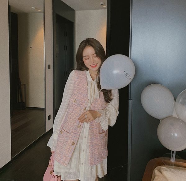 

изящный комбинезон женского 2020 в начале осени нового французский темперамент юбка skirtvest жилет юбка из двух частей набора yfyxu, Gray