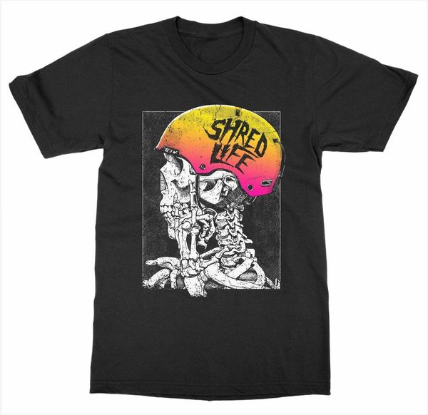 

skull boarder t-shirt snowboard mountain powder rail tyle backside fakie