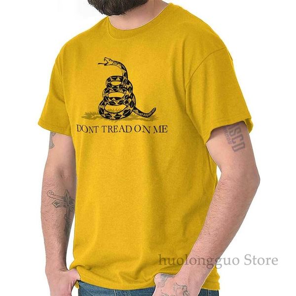 

dont tread on me gadsden flag 2nd amendment rights gift classic t shirt tee 100% cotton men t shirt women tee