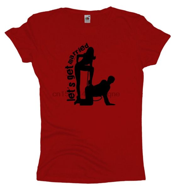 

jga - let's get married s1 damen t-shirt junggesellinnenabschied hochzeit