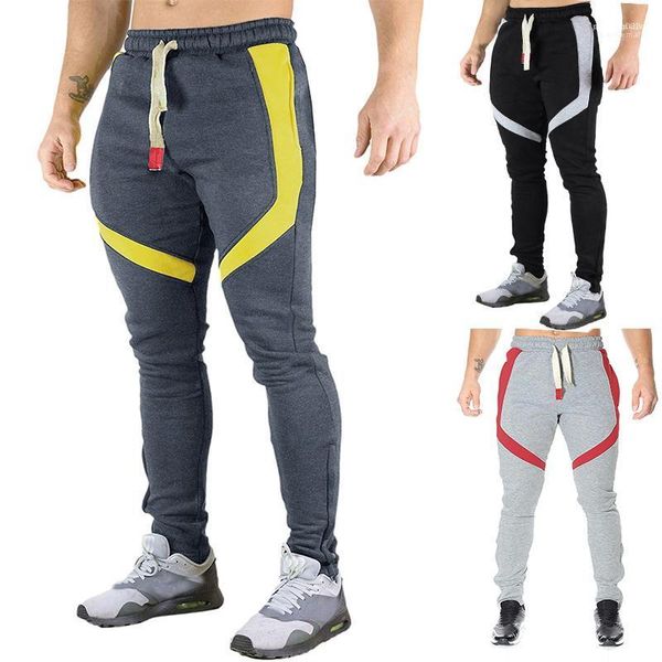 

out male pants pantalones mens sports new 19ss joggers athletic gym fitness work, Black