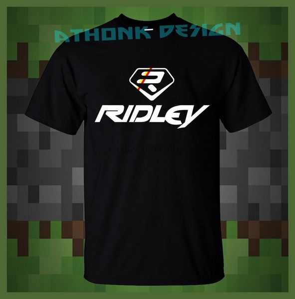 

ridley r logo fashion men print casual t-shirt