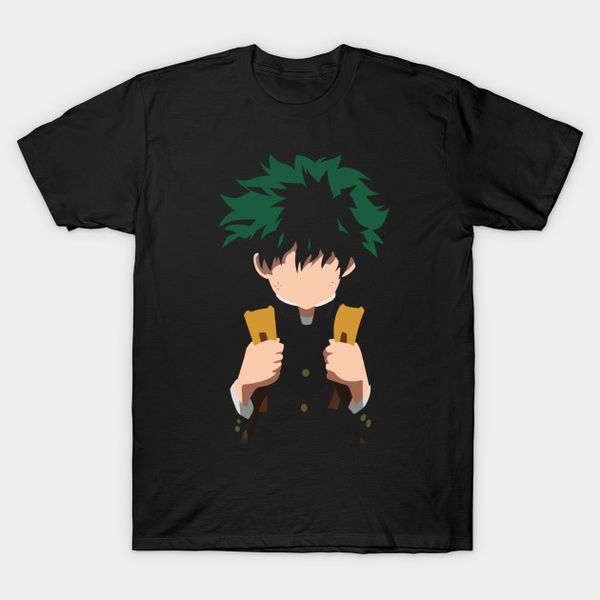 

men cotton tees hip hop harajuku streetwear men t-shirt izuku midoria tshirt women t shirt