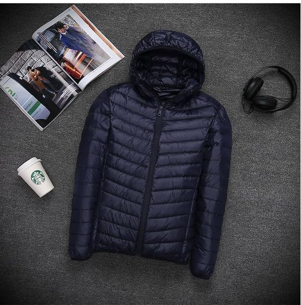 

2020 new lightweight men s stand collar with hat winter coat jacket down jacketcoat down jacket plus size men s clothing