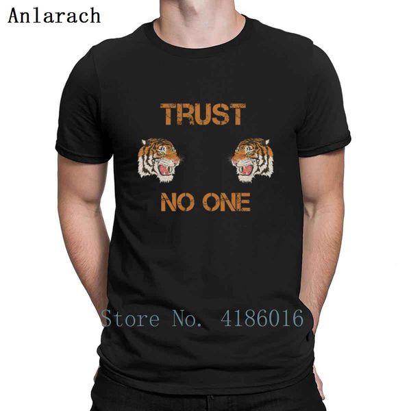 

trust no one t shirt leisure s-4xl interesting character summer short sleeve authentic outfit shirt