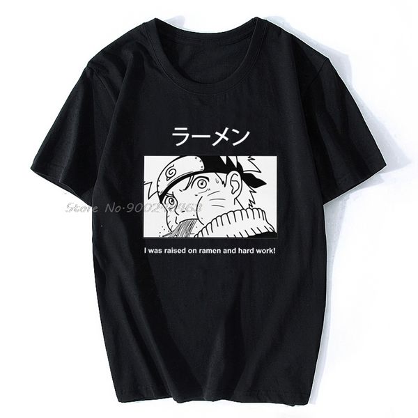 

urbanf мода наруто узумаки ти ramen tshirt мужчины коротким рукавом аниме манга футболки crew neck cotton tshirt подарков