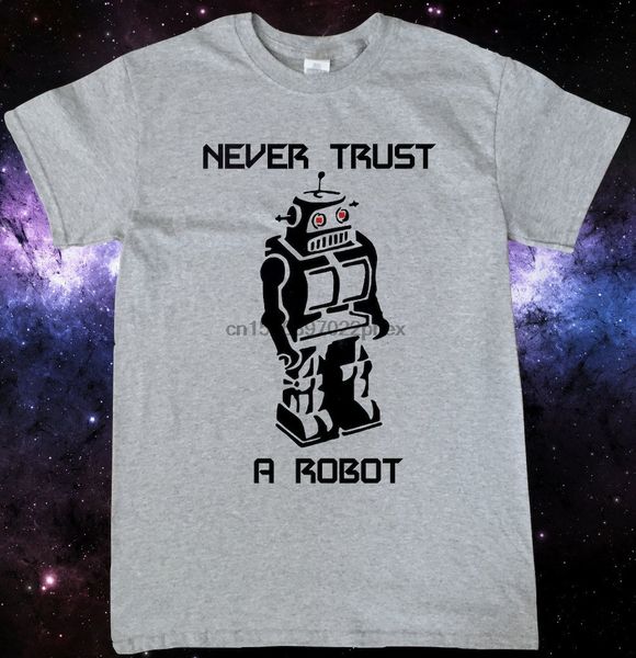 

evil robot old school robot sci fi t-shirt men t shirt