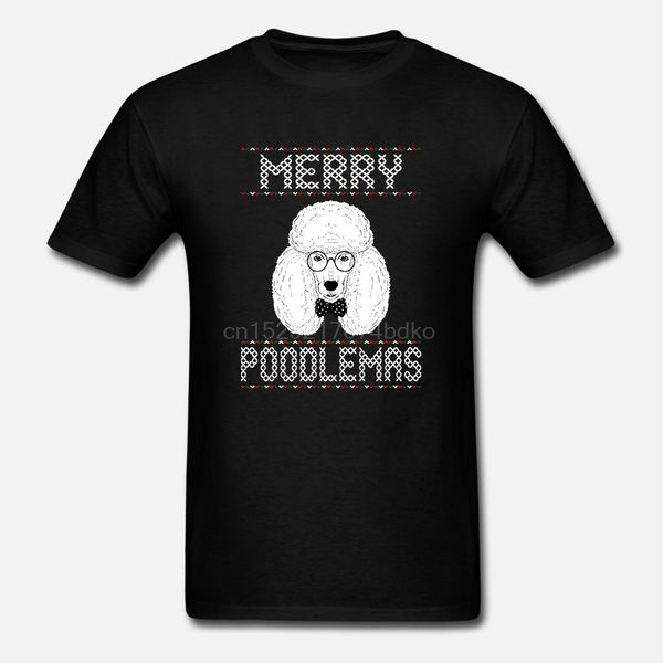 

men t shirt poodle dog christmas sweater funny tees women t-shirt