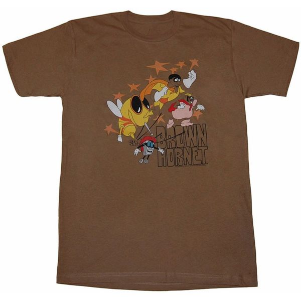

fat albert brown hornet t-shirt fashion tee shirt