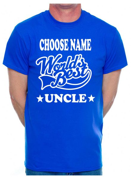 

персонализированные mens t shirt worlds best uncle выбрать название подарок от племянник семьи