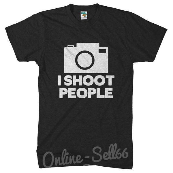 

i shoot people pgrapher funny tshirt pgraphy t shirt camera mens womens 2019 fashion t shirt, 100% cotton tee shirt