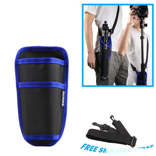 

accessories & parts camera bags & cases selens black waist bag case pouch with d ring strap for monopod unipod tripod