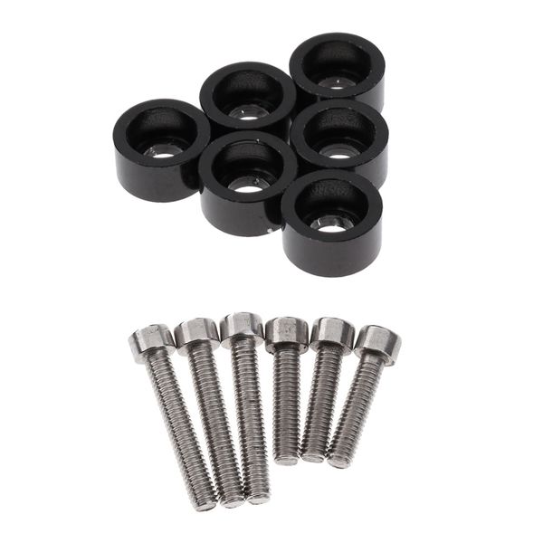 

6 sets m6 aluminium engines bolt screw washer for honda b d f h series