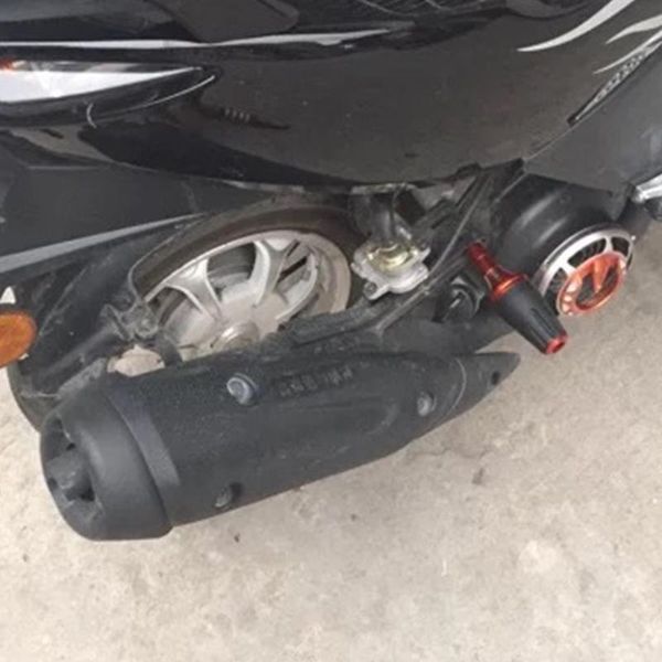 

parts 2pcs motorcycle off road screw on exhaust pad cover accessories metal universal falling protectors slider anti crash frame