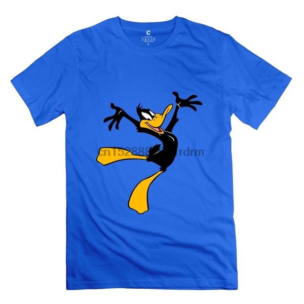 

clothing stabe men daffy duck looney tunes t shirt 100% cotton cool xl royalblue