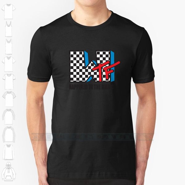 

wtf смешная музыка рубашка на заказ дизайн печать для мужчин женщины хлопок new cool тройника рубашки большого размера 6xl музыка смешные 80