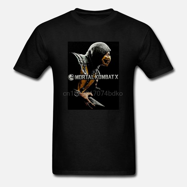 

mortal kombat men scorpion t-shirt xx-large black