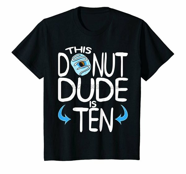 

kids boys 10th birthday donut shirt you know im 10 years old funny design tee shirt