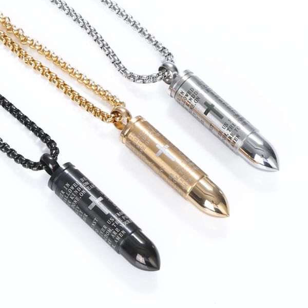 

and jewelry network red steel ornament pendant exquisite titanium bullet necklace european american design stainless designer steel ucxl