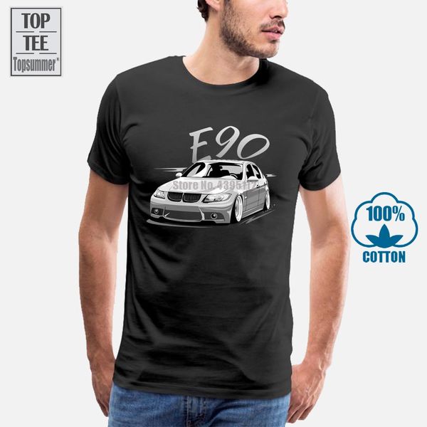 

2018 fashion summer t shirt germany classic legend car e90 power casual short sleeve