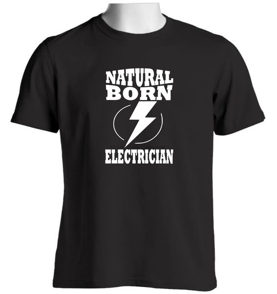 

прирожденные электрик t shirt электрик инструменты подарочные щипцы amp meter sparky (1