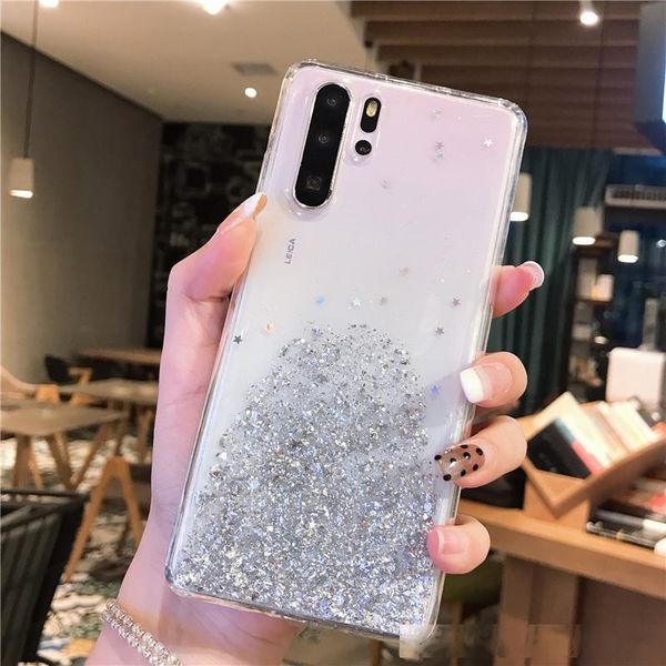

huawei rong yao 20pro mobile phone shell mate20pro epoxy stars honor 9 soft case honor 10 all-inclusive huawei mate20 silicone case honor 20