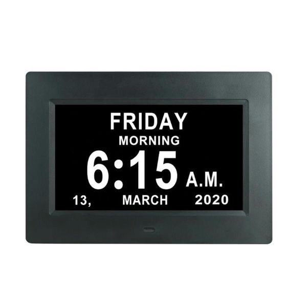 

7 inch screen digital p frames hd led backlight full function electronic p music calendar dual date mode alarm
