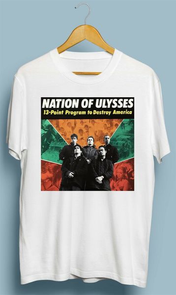 

vintage nation of ulysses 13 point program tshirt size s m l xl 2xl customize tee shirt