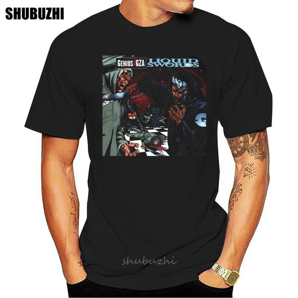 

gza liquid swords black tee t shirt t-shirt casual printing male brand teeshirt men summer cotton t shirt