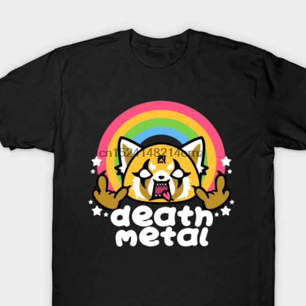 

100% cotton o neck custom printed tshirt men t shirt death metal aggretsuko women t shirt