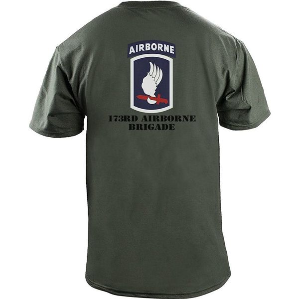 

2019 new summer tee shirt army 173rd airborne brigade full color veteran t-shirt cool t-shirt