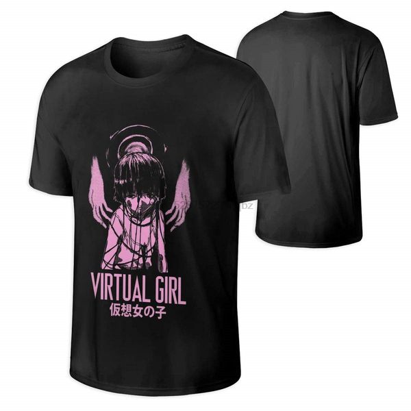 

davis serial experiments lain mens anime t shirts(4