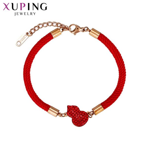 

11.11 deals xuping retro bracelets stainless steel fashion jewelry chinese style family party gift women s186-76681, Golden;silver