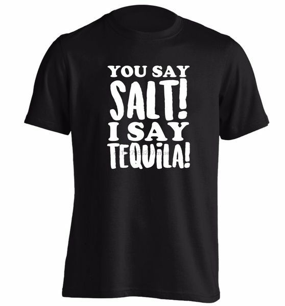 

salt tequila t-shirt cocktail glass drink alcohol mixer sparty joke 3893
