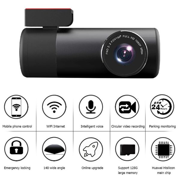 

1080p full hd wifi car dvr dashboard camera 3518ev300 dash cam video recorder multi-functional car vehicle accessaries supplies