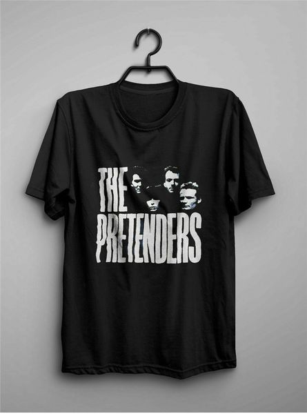 

новая футболка vintage 80s the pretenders usa tour concert 1984 размер s 2xl мода классический tee shirt