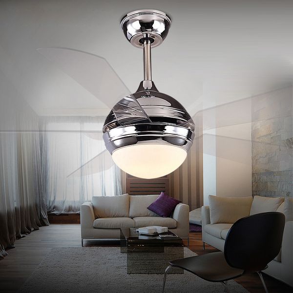 

electric fans lukloy modern minimalist dc frequency conversion ceiling fan light led remote control fashion transparent leaf restaurant lamp