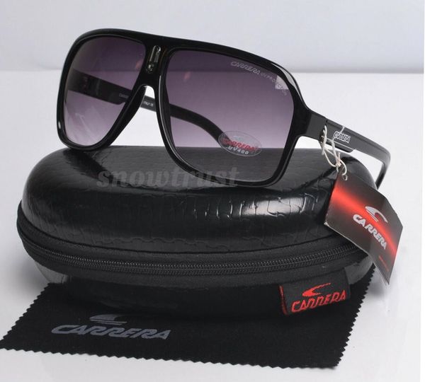 

c18 big square frame men classic sunglasses women retro uv400 sun glasses fashion accessories with box, Silver