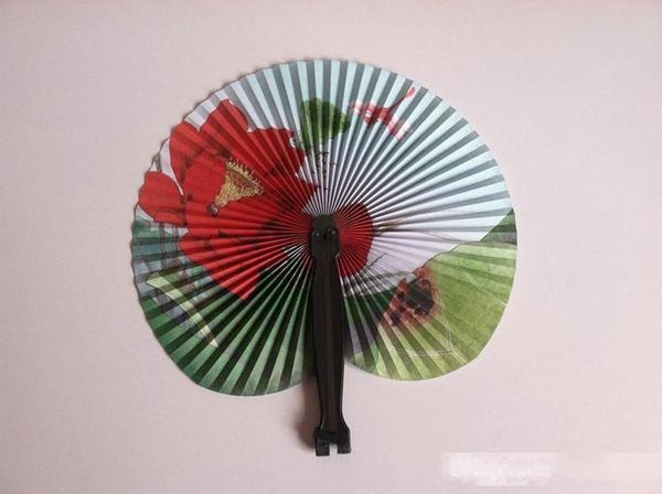 

new arrive hioliday sale event party supplies paper hand fan wedding decoration
