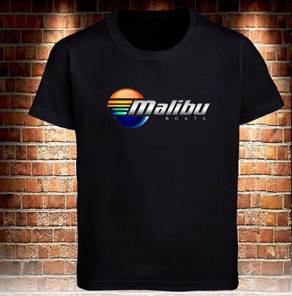 

malibu boats black t-shirt grey white men tee size s to 3xl cool casual pride t shirt men fashion tshirt free