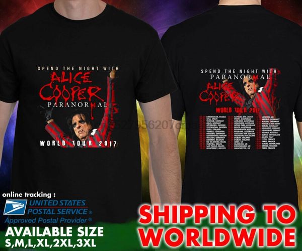 

alice cooper paranormal world tour dates 2017 black t shirt