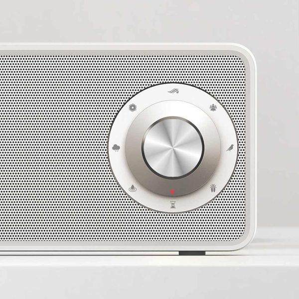 

new xiaomi qualitell wireless charger white noise speaker blt5.0 epp protocol 10w fast charging help sleep speaker