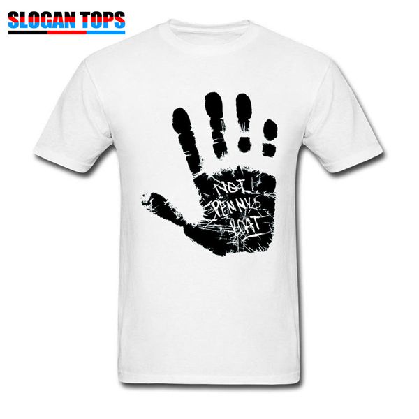 

lost season mens tshirt europe size men t-shirt not pennys boat handprint male clothing 2019 man white tees adventure time