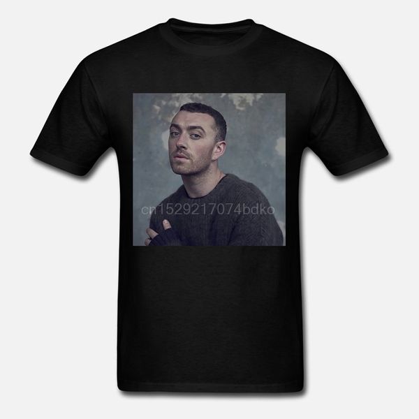 

sam smith the thrill of it all new black t-shirt tour cotton